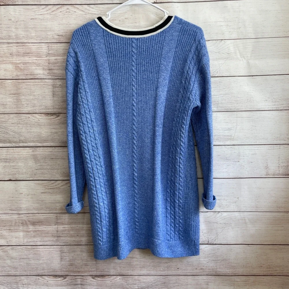 TALBOTS BLUE CARDIGAN‎ SWEATER
